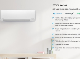 Đánh giá Máy lạnh Daikin Inverter FTKY71ZVMV Công Suất 3 Hp 2025