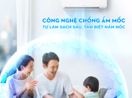 CÔNG NGHỆ TỰ LÀM SẠCH DAIKIN - ĐIỀU HOÀ “KHOẺ MẠNH”, CẢ NHÀ AN YÊN