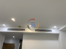 Hoàn thiện lắp đặt máy lạnh âm trần giấu trần nối ống gió LG cho khách hàng tại quận 2