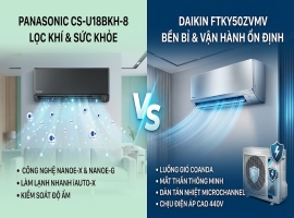 So Sánh Panasonic CS-U18BKH-8 Và Daikin FTKY50ZVMV: Chọn Máy Nào?