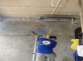Thi Công Hệ Thống Máy Lạnh Âm Trần Nối Ống Gió tại Quận 7