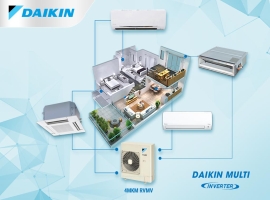 Giải pháp Multi Daikin: Một Dàn Nóng – Nhiều Dàn Lạnh, Tiết Kiệm Tối Đa Không Gian
