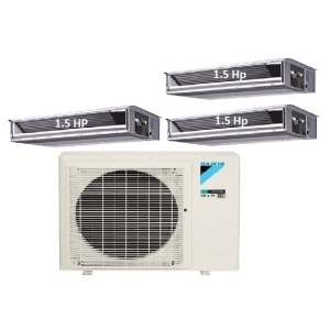 76.Máy Lạnh Multi Daikin Inverter 1 Dàn Nóng 4 HP + 3 Dàn Lạnh Giấu  Trần Nối Ống Gió 1.5 HP