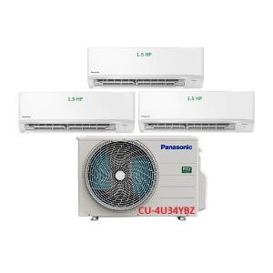 13.Máy Lạnh Multi Panasonic Inverter 1 Dàn Nóng 4 Hp + 3 Dàn Lạnh Treo Tường 1.5 Hp