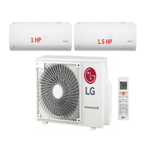 6.Máy Lạnh Multi LG 1 Dàn Nóng 2 Hp + 1 Dàn Lạnh Treo Tường 1 Hp + 1 Dàn Lạnh Treo Tường 1.5 Hp