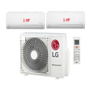 1.Máy Lạnh Multi LG 1 Dàn Nóng 2 Hp + 2 Dàn Lạnh Treo Tường 1 Hp-A2UQ18GFD0/AMNQ09GSJA0