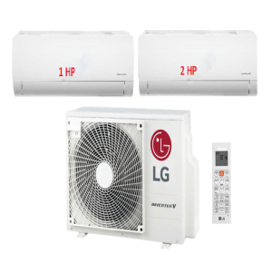 11.Máy Lạnh Multi LG 1 Dàn Nóng 2 Hp + 1 Dàn Lạnh Treo Tường 1 Hp + 1 Dàn Lạnh Treo Tường 2 Hp