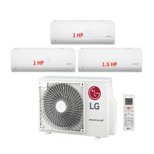 8.Máy Lạnh Multi LG 1 Dàn Nóng 3.5 Hp + 2 Dàn Lạnh Treo Tường 1 Hp + 1 Dàn Lạnh Treo Tường 1.5 Hp
