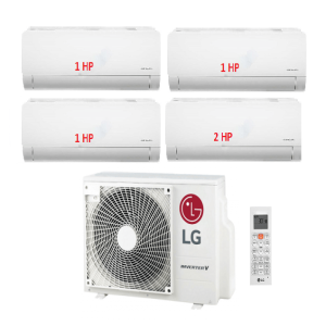 14.Máy Lạnh Multi LG 1 Dàn Nóng 4 Hp + 3 Dàn Lạnh Treo Tường 1 Hp + 1 Dàn Lạnh Treo Tường 2 Hp