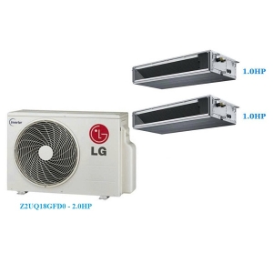 Combo Multi LG Inverter 1 Dàn Nóng 2 Hp Z2UQ18GFD0/AMNQ09GL1A0