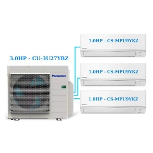 Combo Multi Panasonic Inverter 3 HP CU-3U27YBZ/CS-MPU9YKZ