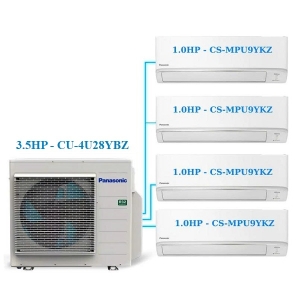 Combo Multi Panasonic Inverter 3.5 HP CU-4U28YBZ/CS-MPU9YKZ