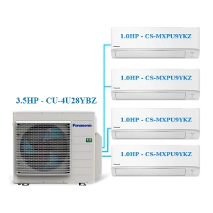 Combo Multi Panasonic Inverter 3.5 HP CU-4U28YBZ/CS-MXPU9YKZ