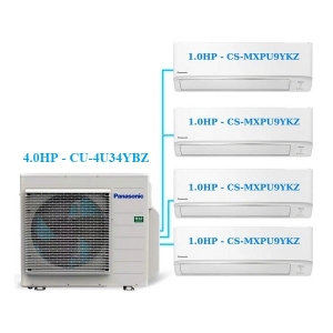 Combo Multi Panasonic Inverter 4 HP CU-4U34YBZ/CS-MXPU9YKZ
