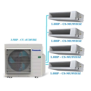 Combo Multi Panasonic Inverter 3.5 HP CU-4U28YBZ/CS-MU9YD3Z