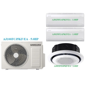 Combo Multi Samsung Inverter 1 Dàn Nóng 4Hp + 2 DLTT + 1 DLATT