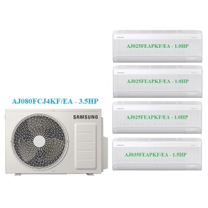 Combo Multi Samsung Inverter 1 Dàn Nóng 3.5 Hp + 4 Dàn Lạnh 1 Hp-1.5 Hp