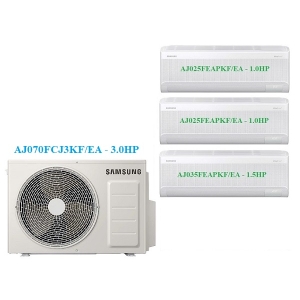 Combo Multi Samsung Inverter 1 Dàn Nóng 3 Hp + 3 Dàn Lạnh 1 Hp-1.5 Hp
