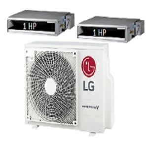61.Máy Lạnh Multi LG 1 Dàn Nóng 2 Hp + 2 Dàn Lạnh Âm Trần Nối Ống Gió 1 Hp