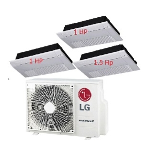 38.Máy Lạnh Multi LG 1 Dàn Nóng 3.5 Hp + 3 Dàn Lạnh Âm Trần 1 Hướng Thổi 1 Hp - 1.5 Hp