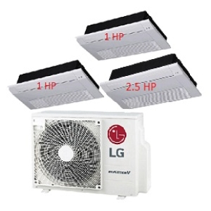48.Máy Lạnh Multi LG 1 Dàn Nóng 3.5 Hp + 3 Dàn Lạnh Âm Trần 1 Hướng Thổi 1 Hp - 2.5 Hp