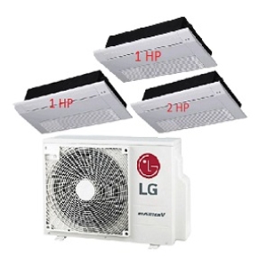 43.Máy Lạnh Multi LG 1 Dàn Nóng 3.5 Hp + 3 Dàn Lạnh Âm Trần 1 Hướng Thổi 1 Hp - 2 Hp