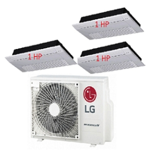 33.Máy Lạnh Multi LG 1 Dàn Nóng 3.5 Hp + 3 Dàn Lạnh Âm Trần 1 Hướng Thổi 1 Hp