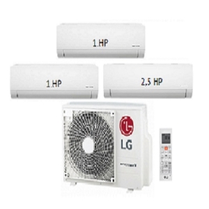 18.Máy Lạnh Multi LG 1 Dàn Nóng 3.5 Hp + 2 Dàn Lạnh Treo Tường 1 Hp + 1 Dàn Lạnh Treo Tường 2.5 Hp