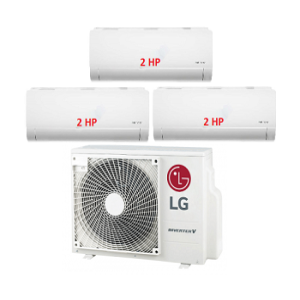 27.Máy Lạnh Multi LG 1 Dàn Nóng 5 Hp + 3 Dàn Lạnh Treo Tường 2 Hp