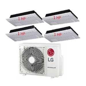 34.Máy Lạnh Multi LG 1 Dàn Nóng 4 Hp + 4 Dàn Lạnh Âm Trần 1 Hướng Thổi 1 Hp