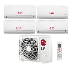 24.Máy Lạnh Multi LG 1 Dàn Nóng 5 Hp + 4 Dàn Lạnh Treo Tường 1.5 Hp