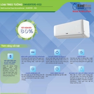 Máy Lạnh KoolMan Inverter 1Hp KWVH-103BMD/KCVH-103BMDW - Gas R32