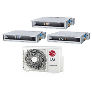 68.Máy Lạnh Multi LG 1 Dàn Nóng 3.5 Hp + 2 Dàn Lạnh Âm Trần Nối Ống Gió 1 Hp - 1.5 Hp