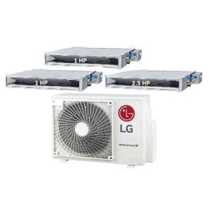 78.Máy Lạnh Multi LG 1 Dàn Nóng 3.5 Hp + 3 Dàn Lạnh Âm Trần Nối Ống Gió 1 Hp - 2.5 Hp