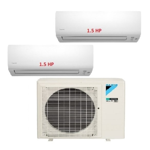 17.Máy Lạnh Multi Daikin Inverter 1 Dàn Nóng 2 HP + 2 Dàn Lạnh Treo Tường 1.5 HP 