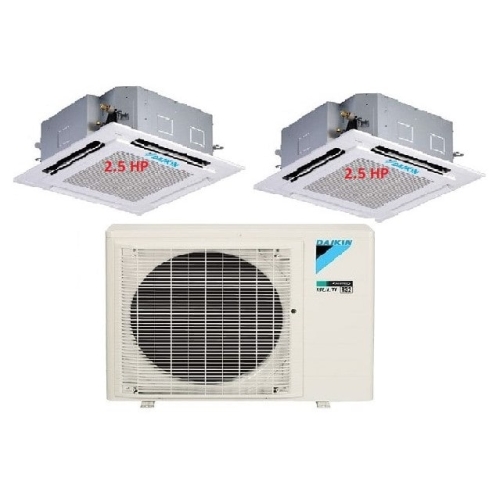 56.Máy Lạnh Multi Daikin Inverter 1 Dàn Nóng 4 HP + 2 Dàn Lạnh Âm Trần 2.5 HP