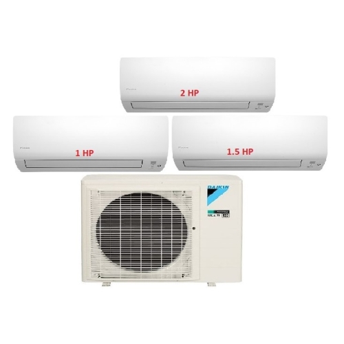 23.Máy Lạnh Multi Daikin Inverter 1 Dàn Nóng 4 HP + 3 Dàn Lạnh Treo Tường 1 HP - 1.5 HP – 2 HP