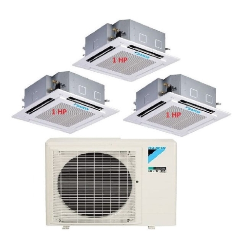 27.Máy Lạnh Multi Daikin Inverter 1 Dàn Nóng 3 HP + 3 Dàn Lạnh Âm Trần 1 HP 