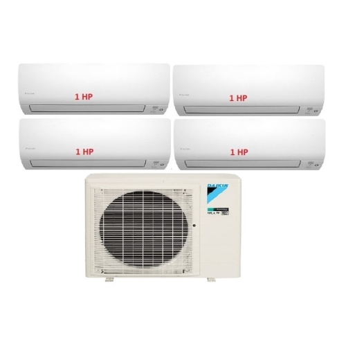 3.Máy Lạnh Multi Daikin Inverter 1 Dàn Nóng 3.5 HP + 4 Dàn Lạnh Treo Tường 1 HP