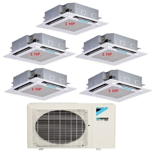 29.Máy Lạnh Multi Daikin Inverter 1 Dàn Nóng 4 HP + 5 Dàn Lạnh Âm Trần 1 HP 