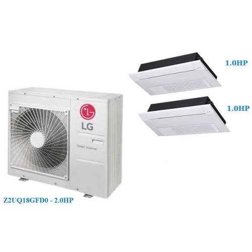 Combo Multi LG Inverter 1 Dàn Nóng 2 Hp Z2UQ18GFD0/AMNQ09GTUA0