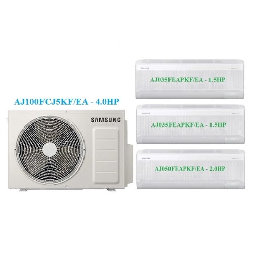 Combo Multi Samsung Inverter 1 Dàn Nóng 4 Hp + 3 Dàn Lạnh 1.5 Hp-2 Hp