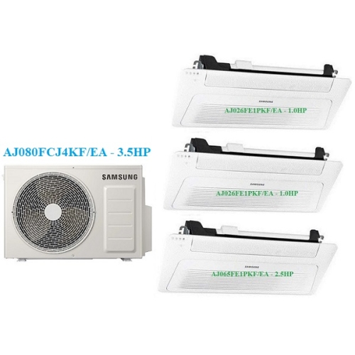 Combo Multi Samsung Inverter 1 Dàn Nóng 3.5 Hp + 3 Dàn Lạnh 1 Hướng 1Hp-2.5Hp