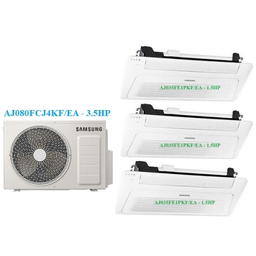 Combo Multi Samsung Inverter 1 Dàn Nóng 3.5 Hp + 3 Dàn Lạnh 1 Hướng 1.5 Hp