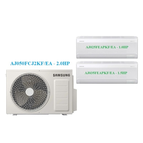 Combo Multi Samsung Inverter 1 Dàn Nóng 2 Hp + 2 Dàn Lạnh 1 Hp-1.5 Hp