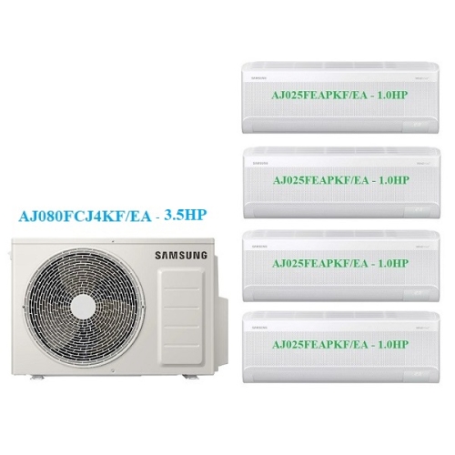 Combo Multi Samsung Inverter 1 Dàn Nóng 3.5 Hp AJ080FCJ4KF/EA - AJ025FEAPKF/EA