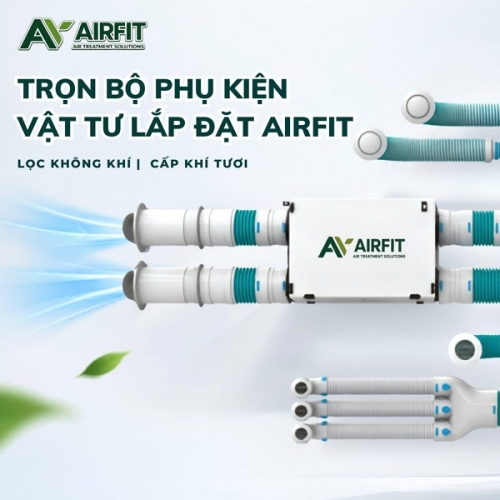Thiết bị thông gió thu hồi nhiệt AIRFIT 250m3/h Darwin-VF2.5A
