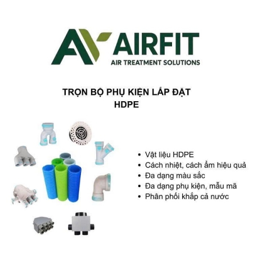 Máy Cấp Không Khí Tươi Sạch Airfit 2 Chiều 600m3/h 600YKC