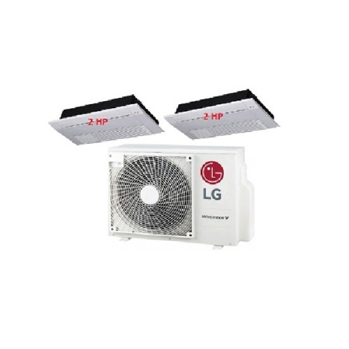 56.Máy Lạnh Multi LG 1 Dàn Nóng 4 Hp + 2 Dàn Lạnh Âm Trần 1 Hướng Thổi 2 Hp