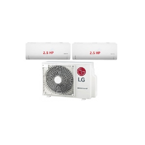 30.Máy Lạnh Multi LG 1 Dàn Nóng 5 Hp + 2 Dàn Lạnh Treo Tường 2.5 Hp